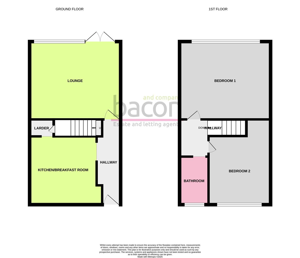 Floor Plan | House - Mid Terrace | Radnor Road, Worthing | Sold - Subject to Contract